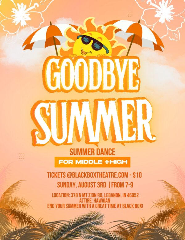 6th - 12th  Grade Good Bye Summer Dance