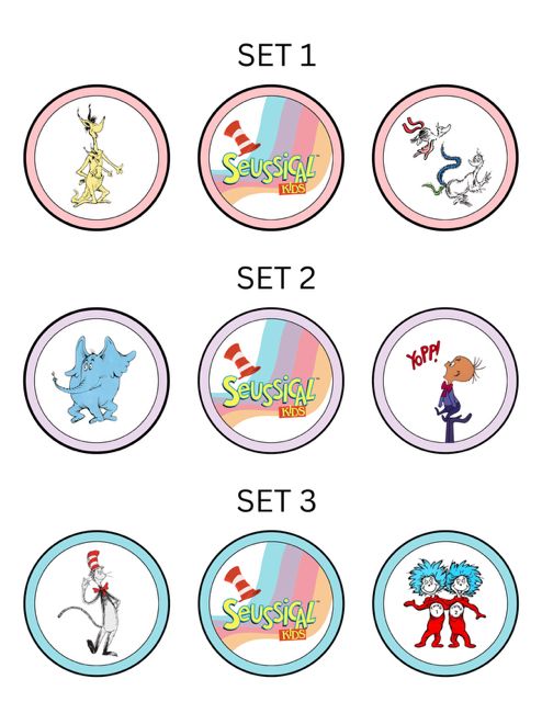 Seussical Mini-Cakes