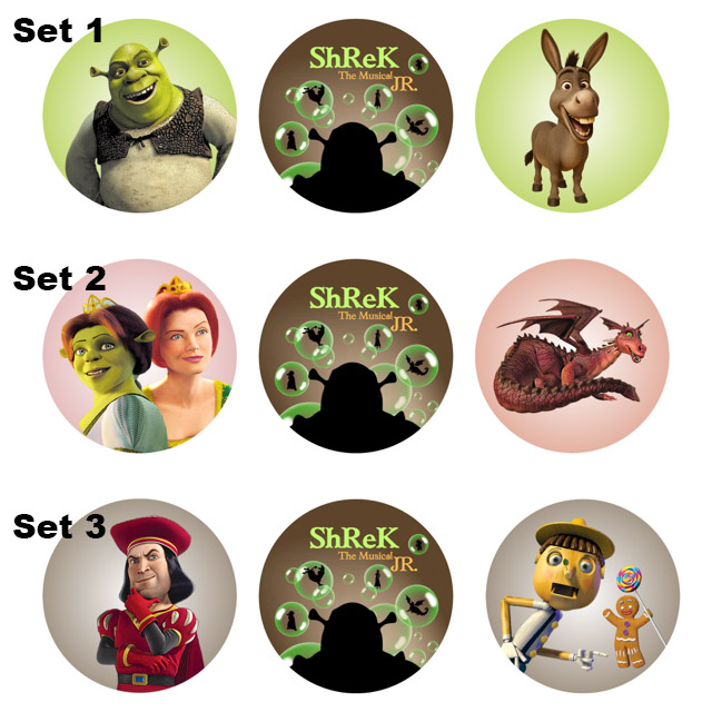 Shrek the Musical JR Mini-Cakes